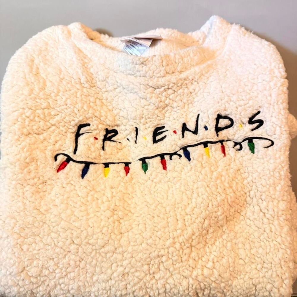 Fred-friends Women's White and Cream Sweatshirt